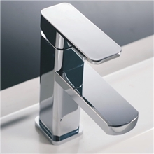 供应高档水龙头锌合金四方单把冷热龙头龙头厂家