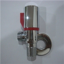 厂家批发红冲锻压水暖专用冷热全铜三角阀美式加长塑料手轮