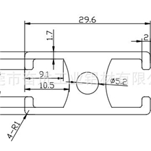 15*30电泳流水线支架铝型材工艺卡
