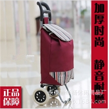 牛头二轮购物手推车折叠购物拖车买菜车行李车二轮便携手拉车