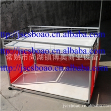 供应可折叠式电镀铬花车，电镀铬折叠特价车，促销车，特价台