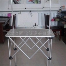 全铝拉网促销台、折叠试吃台、含广告画面、厂家直销