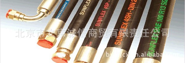 批发意大利进口双威高压钢丝胶管Sunflex液压油管软管总成