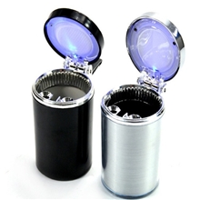 厂家直销车载带led灯车用烟灰收纳车载018烟灰缸