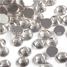 s12透明白国贸钻白色水钻国贸平底钻美甲钻DIY手机美容钻