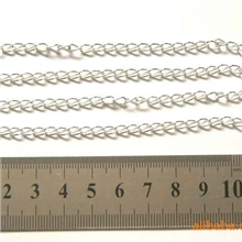 厂家直销手工DIY饰品配件银色饰品链条延长链