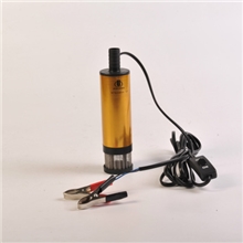 12V/24V车载柴油泵不锈钢/铝合金抽油泵微型吸油泵含过滤网