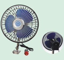 厂家供应全封闭车载风扇汽车迷你风扇12/24v车用风扇佳聪电器