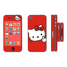 【直销】新款低价手机保护膜批发皮纹卡通全身贴苹果手机贴膜