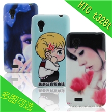 htct328t手机壳T328T手机套htc保护壳光面彩绘卡通保护套