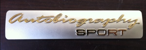 路虎揽胜字牌揽胜运动版标牌RANGEROVERSPROT字牌