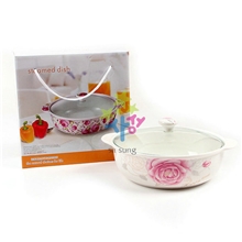 新款S3600陶瓷双耳平底锅双耳平底锅陶瓷锅