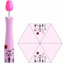 厂家直销专业生产玫瑰伞各种造型雨伞