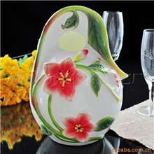 珐琅瓷法兰瓷花瓶陶瓷工艺花瓶花插