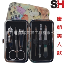 【燊晖】厂家批发江湖地摊唐朝美女六件套披覆美甲套装修甲