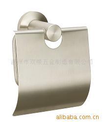 厂家直销卫浴五金挂件不锈钢拉丝厕纸架