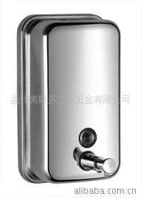 厂家直销卫浴五金挂件不锈钢镜面皂液器