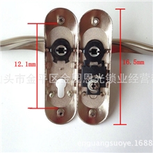 可尔帝正品弹子插芯门锁锌合金卧室房门锁欧式简约实木门把手