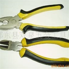 【厂家专业供应五金工具】6-8寸金点柄钢丝钳斜嘴钳尖嘴钳子