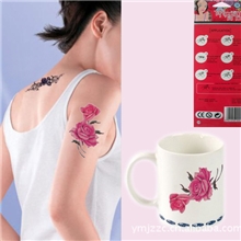 东莞长安供应纹身贴纸、时尚环保纹身贴、出口欧洲水转印贴纸