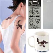 原宿欧美个性防水纹身贴纸六芒星五角星超萌超嗲男女纹身贴批发