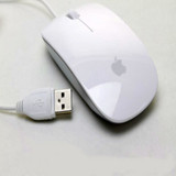 电脑配件批发厂家超薄苹果有线鼠标USB光电鼠标好质量鼠标