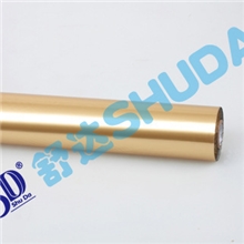 舒达专业生产批发供应过塑浅金SD-019电化铝包装材料