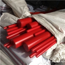 供应红色90A进口聚氨酯实心胶棒其他颜色硬度均可定做规格齐全