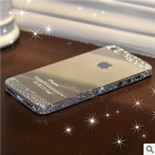 苹果5iPhone5边框贴IPHONE5彩色贴膜闪钻侧边贴手机边框贴