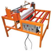 全自动晶钢门贴膜机，自动加热玻璃覆膜机，晶钢门贴膜，贴膜