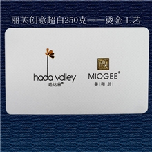 深圳厂家印刷加工批发烫银、烫金名片