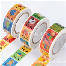 原单日本和纸胶带！卡通可爱加藤DIY手撕装饰手绘彩色胶带