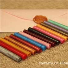 酒红火漆蜡封蜡石蜡请帖火漆蜡欧美火漆印原料