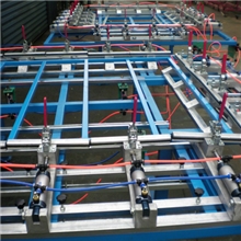 供应印花设备定做加工各种尺寸气动式绷网机气动拉网机