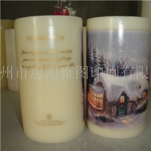 供应蜡烛工艺品水贴纸花纸及水转印加工，蜡烛水转印水贴纸加工