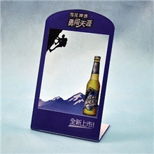 亚克力啤酒展示台卡、亚克力广告面板