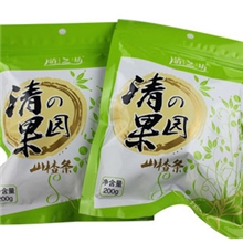 清之坊零食批发新浪妈妈热捧琼脂山楂条山楂系列200g