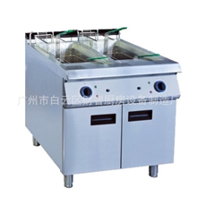 FRYKINGLS-83392电炸炉连柜座双缸四筛中西厨房必选设备