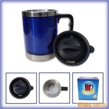 不锈钢彩色汽车杯广告促销杯礼品杯子水杯茶杯定做