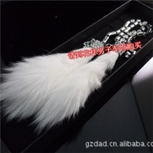 DAD超人气狐狸毛挂饰/毛毛挂饰/汽车挂件挂饰水晶