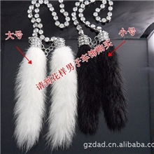 汽车用品日本天皇级VIP改装GARSONDAD水晶后视镜貂毛掛饰