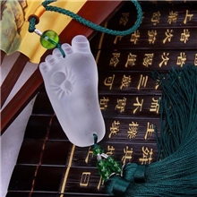 厂家直销水晶挂件，汽车挂件，-知足常乐，汽车礼品