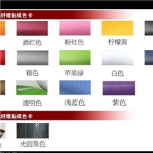新款BOno立体超高仿碳纤纸碳纤维纹路装饰贴纸1.27米宽14个色