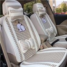 厂家批发夏季坐垫卡通可爱趴趴熊流氓兔史努比汽车座垫四季垫