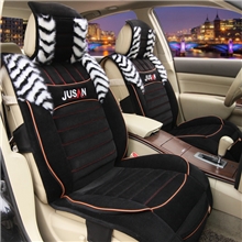 厂家直销新款居尚冬季毛绒汽车坐垫四季通用麂皮绒毛垫欢迎批发