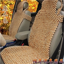 厂家直销松木原色木珠汽车坐垫办公座椅垫18MM不上油漆不褪色