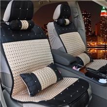 车爱人四季座垫冰丝汽车坐垫夏季车子凉垫福克斯新桑塔纳通风坐套