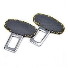 汽车安全带插扣保险扣手缝真皮安全扣一对装TYPER