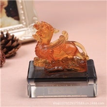 供应汽车香水座水晶工艺品琉璃汽车摆件汽车内饰香水创意礼品