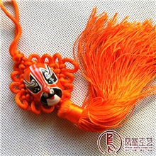 畅销爆款特色小礼品礼物中国结脸谱挂件京剧手绘小脸谱